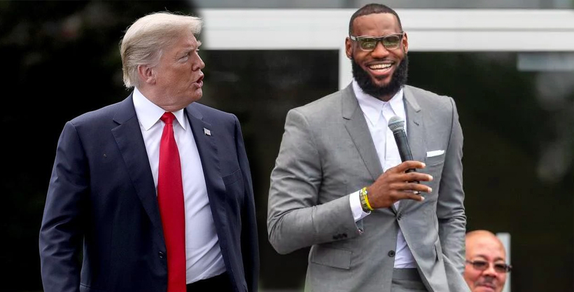 Críticas Trump vs Le&nbsp;Bron