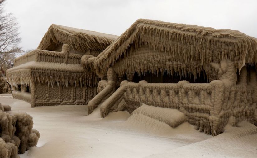 Hamburg cubierta de&nbsp;hielo